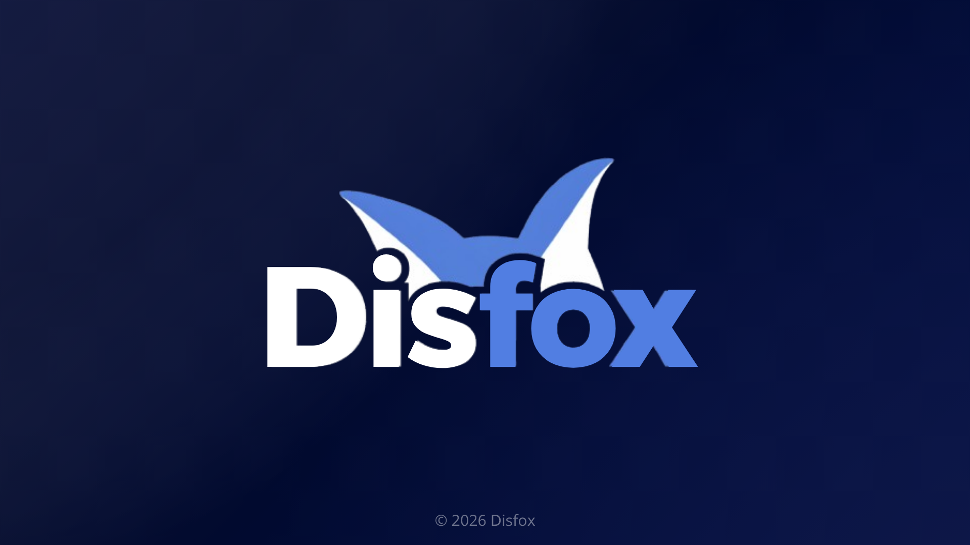 Disfox blue-banner